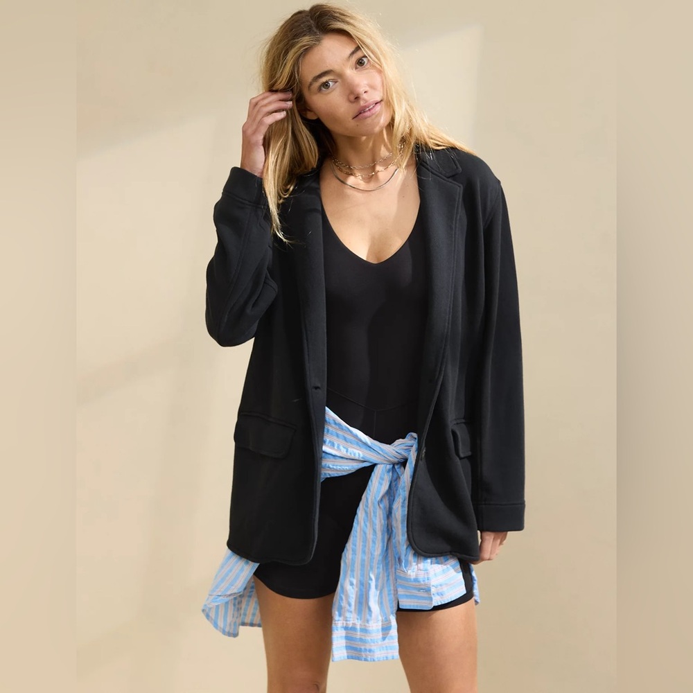 NWT Aerie Fleece Blazer Jacket For Fall or Winter